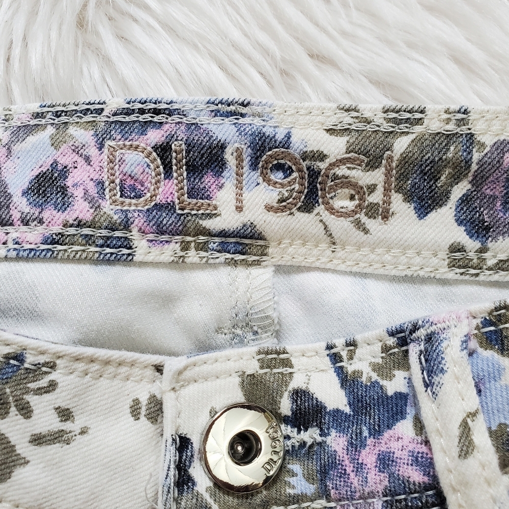 DL1961 Angel Katniss Floral Skinny Ankle Jeans - Picture 5 of 14